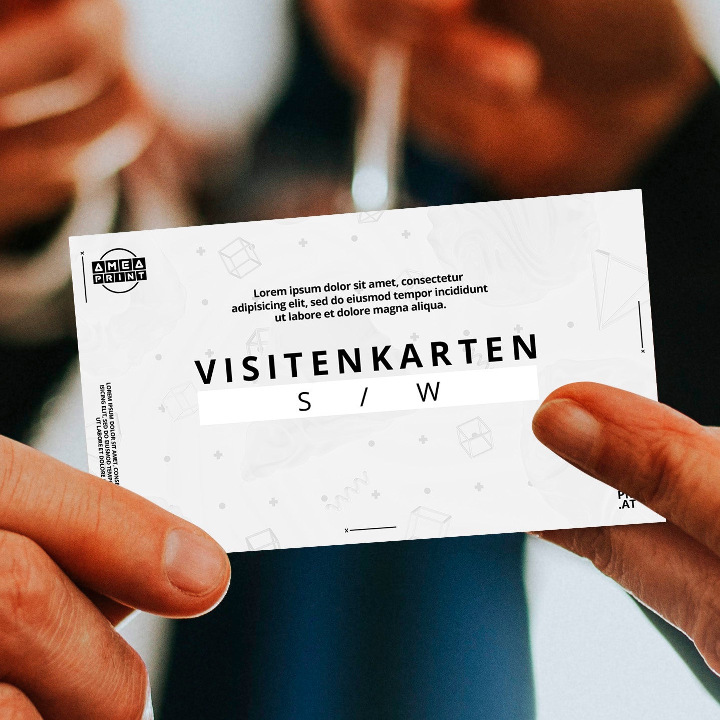 Visitenkarten Farbe + s/w - Großbestellung
