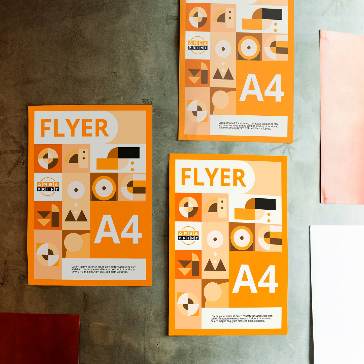 A4 Flyer farbe - Großbestellung