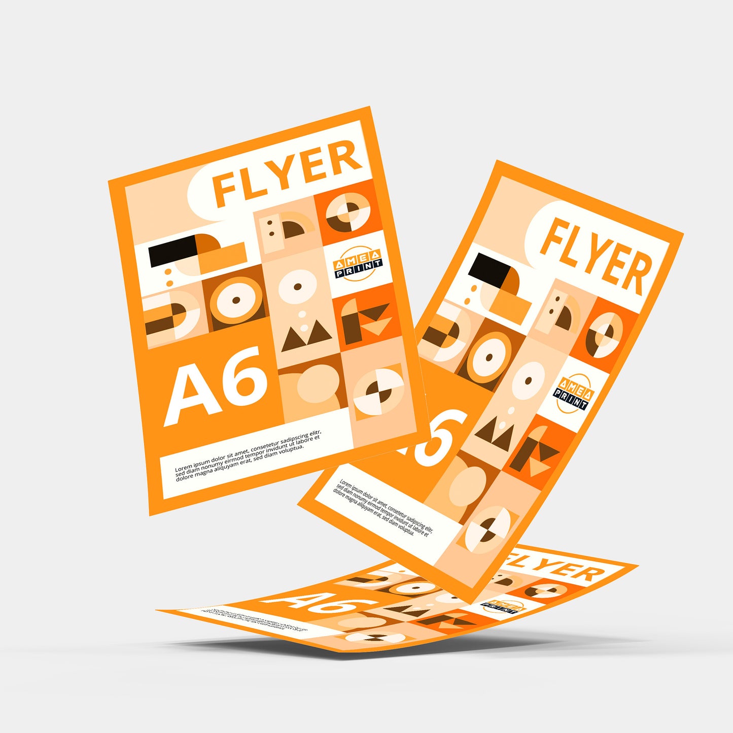 A6 Flyer farbe - Großbestellung