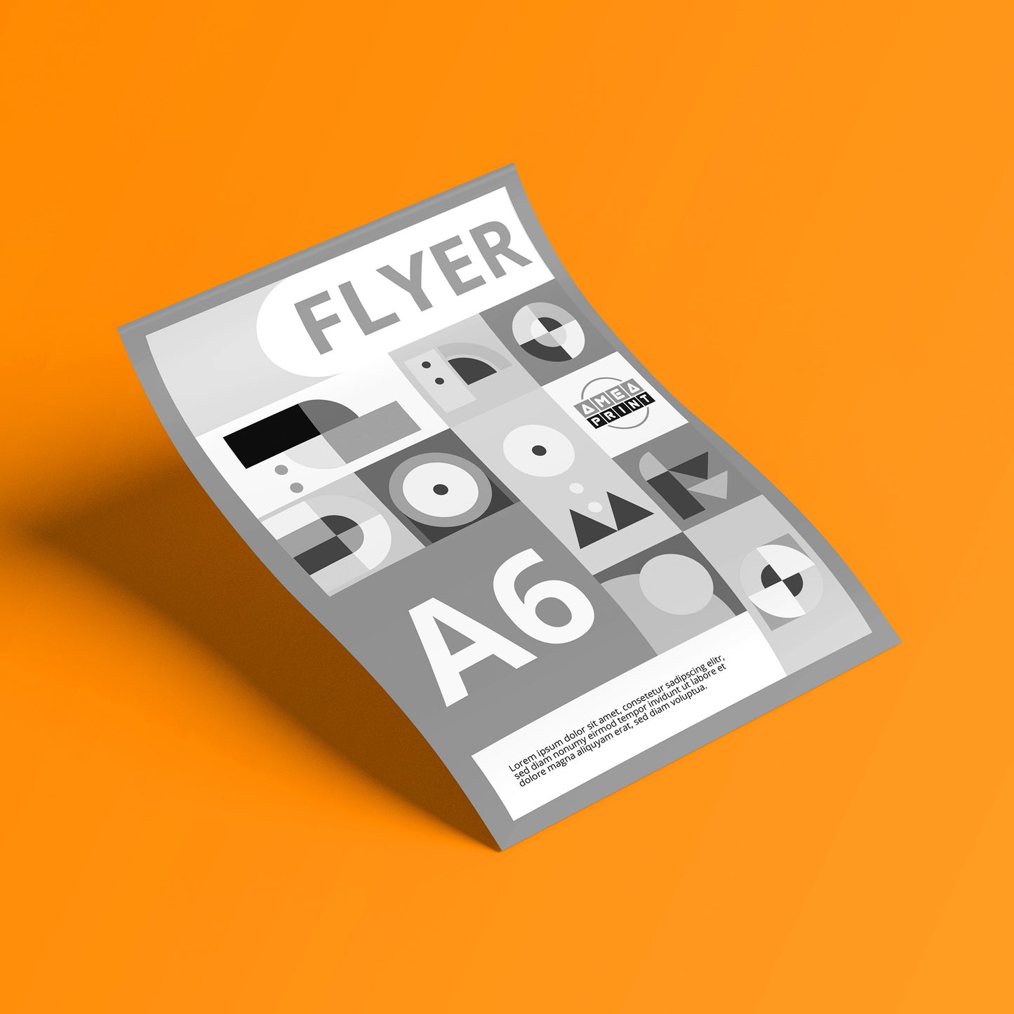 A6 Flyer s/w - Großbestellung